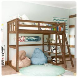 Wood Twin Loft Bed