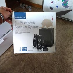 Insignia bluetooth Speaker System $40 FIRM (SOUNDS AMAZING)