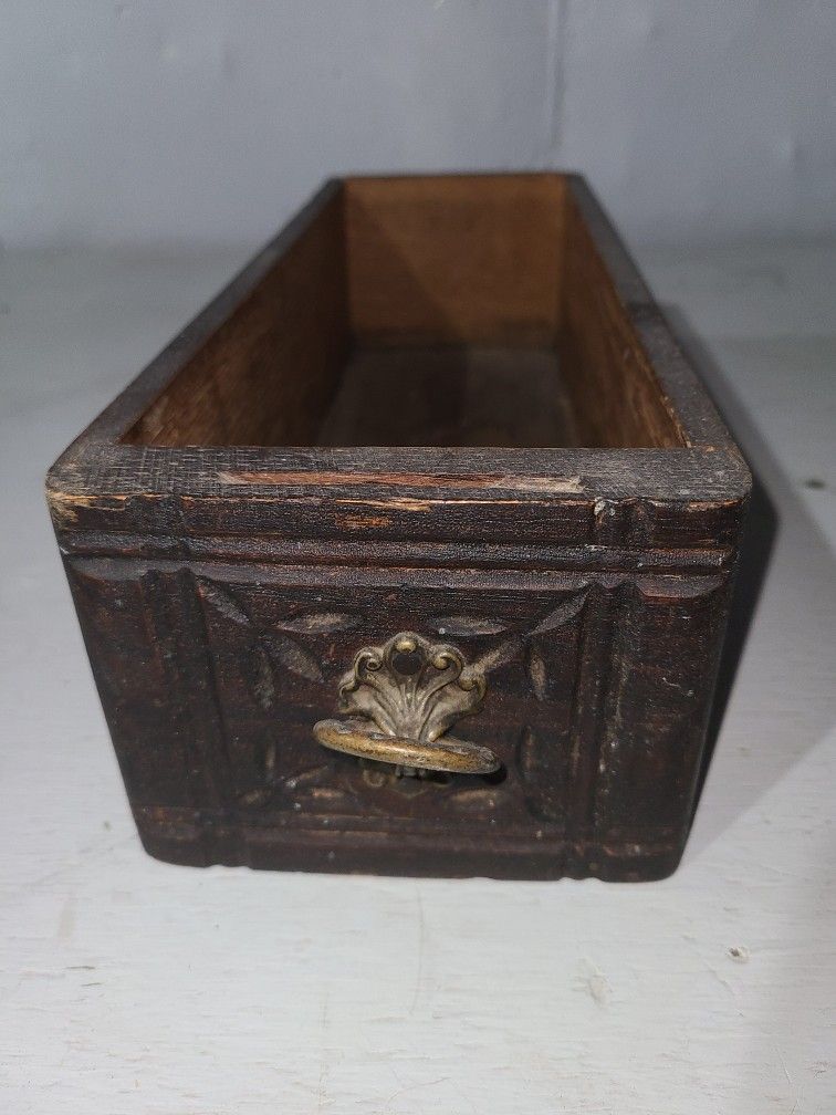 Antique Sewing Machine Drawer