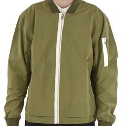 Nike Sportswear Essentials Men's Full Zip Bomber Jacket Olive 