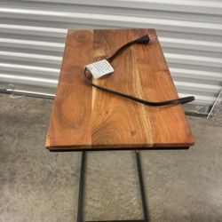 Oumilen Adult Modern Nightstands Narrow Side Table End Table with USB Ports and Outlets, Set of 2