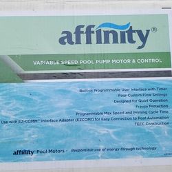 Affinity Variable Speed Motor For Pool Pump