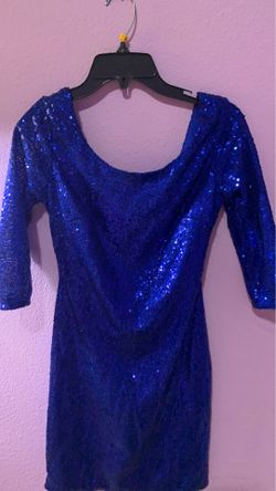 Blue Glitter Dress