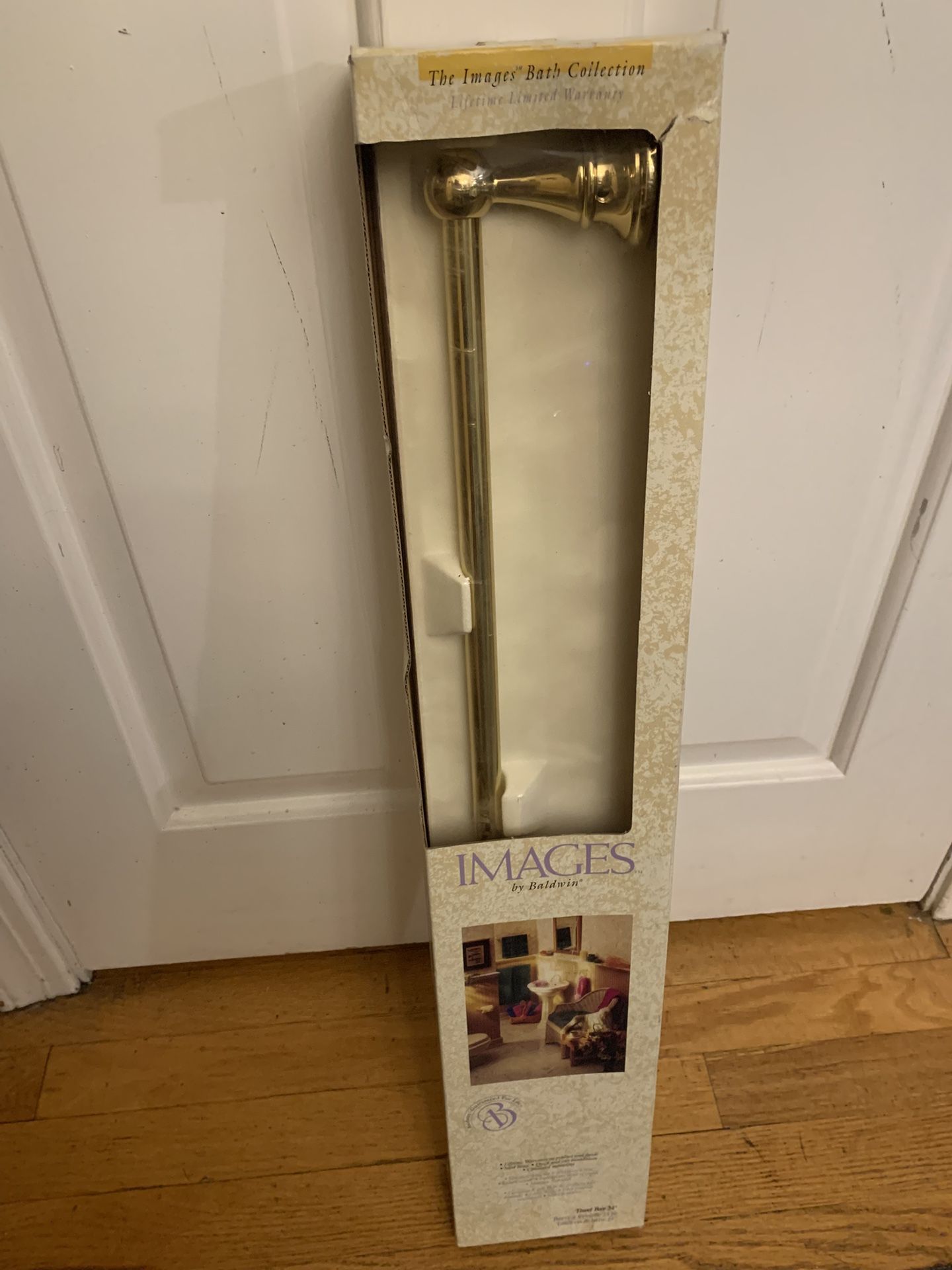 Baldwin 24” Solid Brass Towel Bar