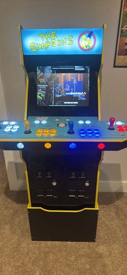 Simpsons modded arcade 1up
