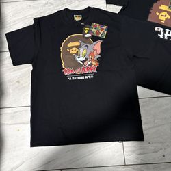 BAPE X TOM AND JERRY XL,L 