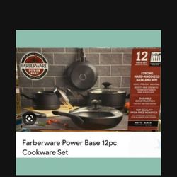 Brand New Faberware Power Base 12 Pc  Cookware Set