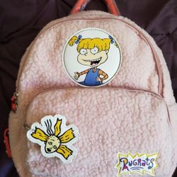 Hot Topic Rugrats Angelica Sherpa Backpack 
