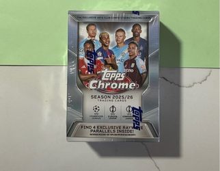 2025-26 TOPPS CHROME UEFA Soccer Club Competitions BLASTER BOX