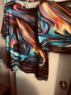 multi color short set