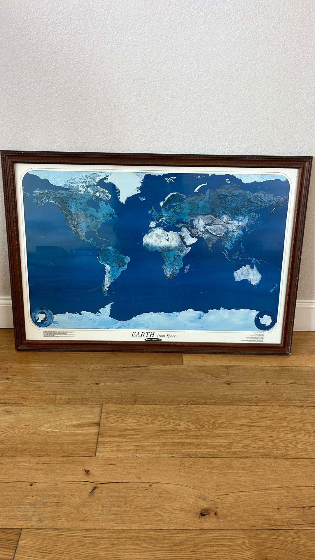 Framed Earth Satellite Image