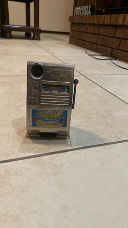 Vintage Reno Jackpot Bank Slot Machine Coin Bank