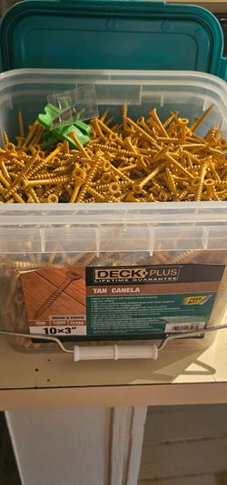 3 x 10 deck screws 1550 qty