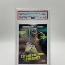 2023 Topps Cosmic Chrome - Extraterrestrial Talent Oneil Cruz #ET-23 2/10 PSA 10