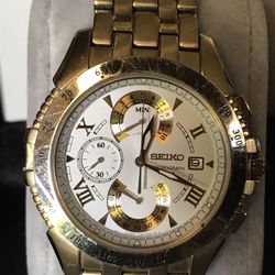 Vintage Seiko T785-0AB0 Quartz Chronograph