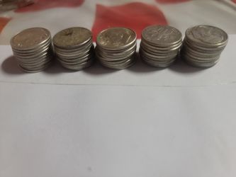 90% silver dimes,and $1.50 silver quarters.