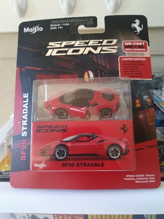 MAISTO SPEED ICONS: FERRARI SF90 STRADALE (SET OF 2)