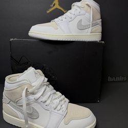 Jordan 1 Mid  Ds “SE Craft Tech Grey” size 8m