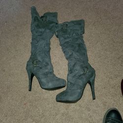 Grey Boots
