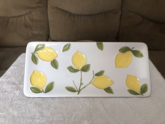 Sonoma Lemon Ceramic Plate