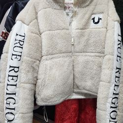 True Religion White Puffer 