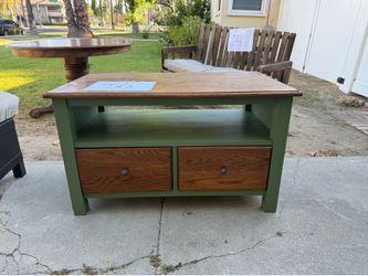 Real Wood Table/Cabinet | GARAGE SALE