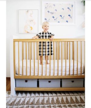 Crib And Baby Change Table By Netto Collection Modern An Beautiful