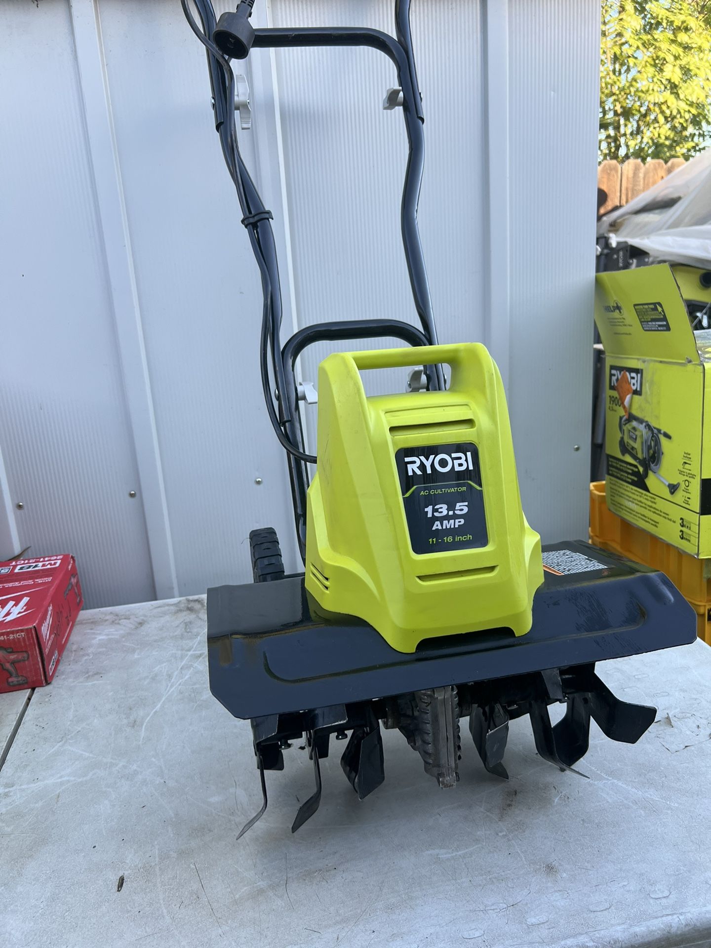 RYOBI 16 in. 13.5 Amp Corded Cultivator RYAC701 - The Home Depot