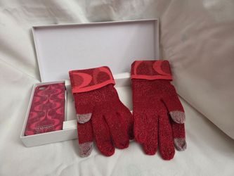 Womans Coach gloves