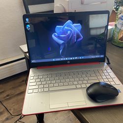 HP Laptop With Wireless Mouse And Charger 