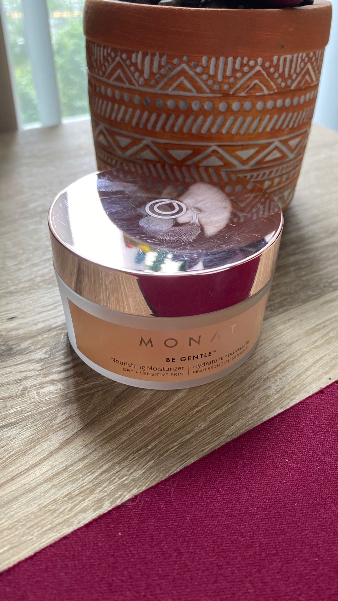 Monat moisturizer half used