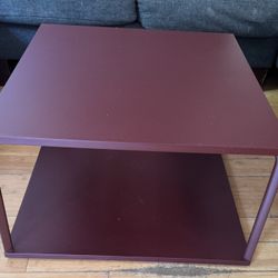 Design Within reach Authentic Coffee Table Burgundy  