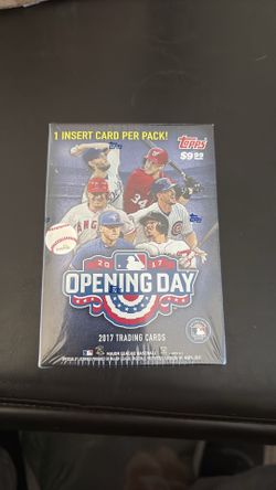 Baseball cards 2017 Topps Opening Day Blaster Box possible Aaron Judge Rookie