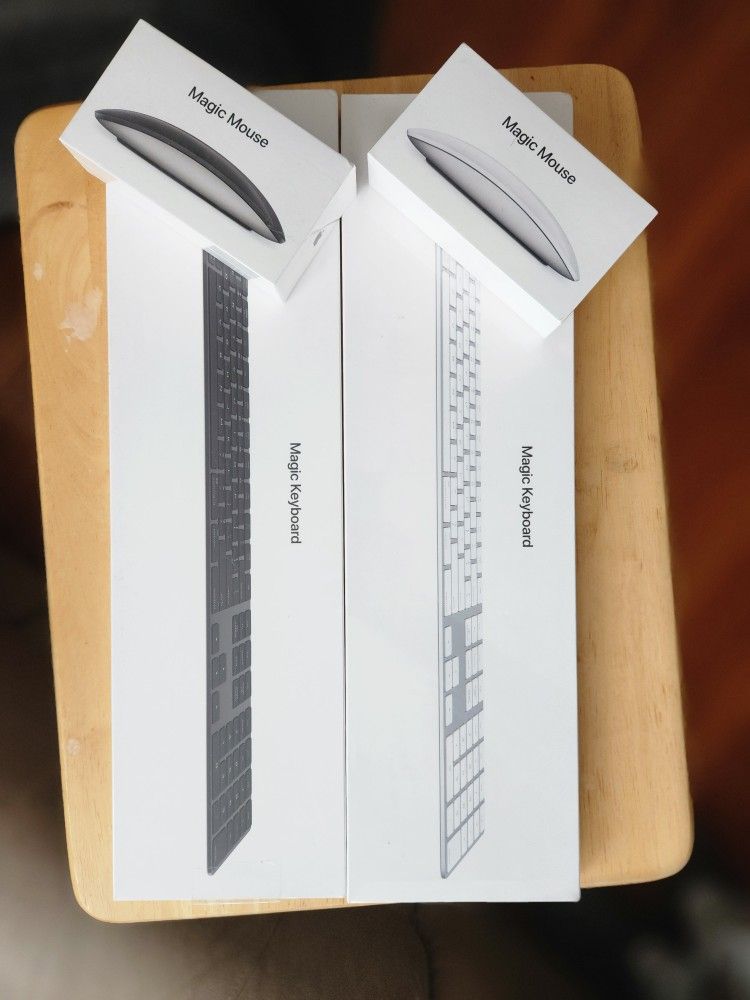 Apple Mouse + Keyboard