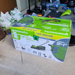 Greenworks 17" Electric Lawn Mower