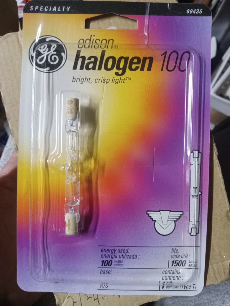 GE Edison Halogen 100 Bright And Crisp