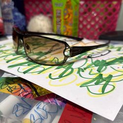 Gucci Brown Metal Frame Gradient Tint Horsebit Sunglasses-2739/S