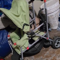 Joovey double stroller