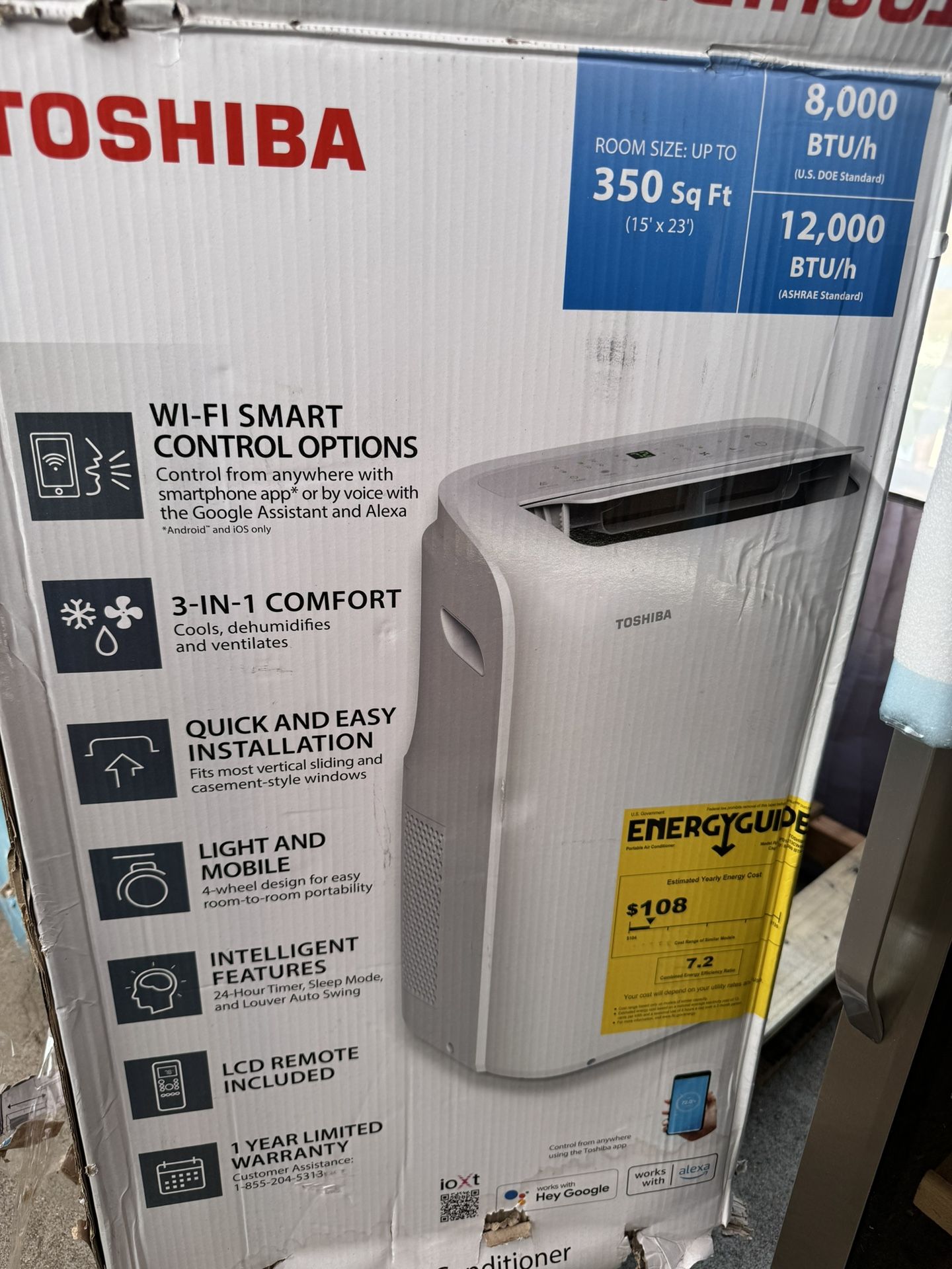 Aire Acondicionado Portátil De 12,000 BTU  Nuevo