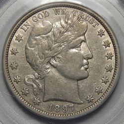 1897-O BARBER HALF DOLLAR