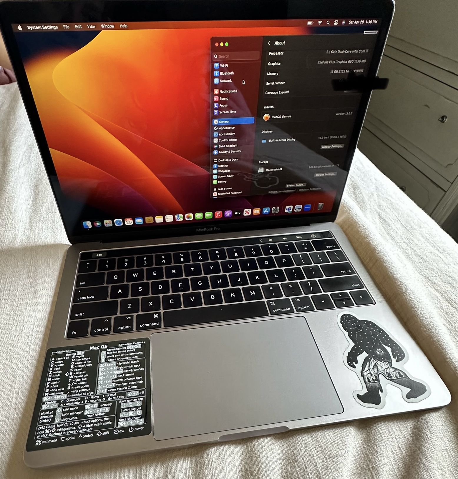 MacBook Pro 13 Inch - $550  OBO