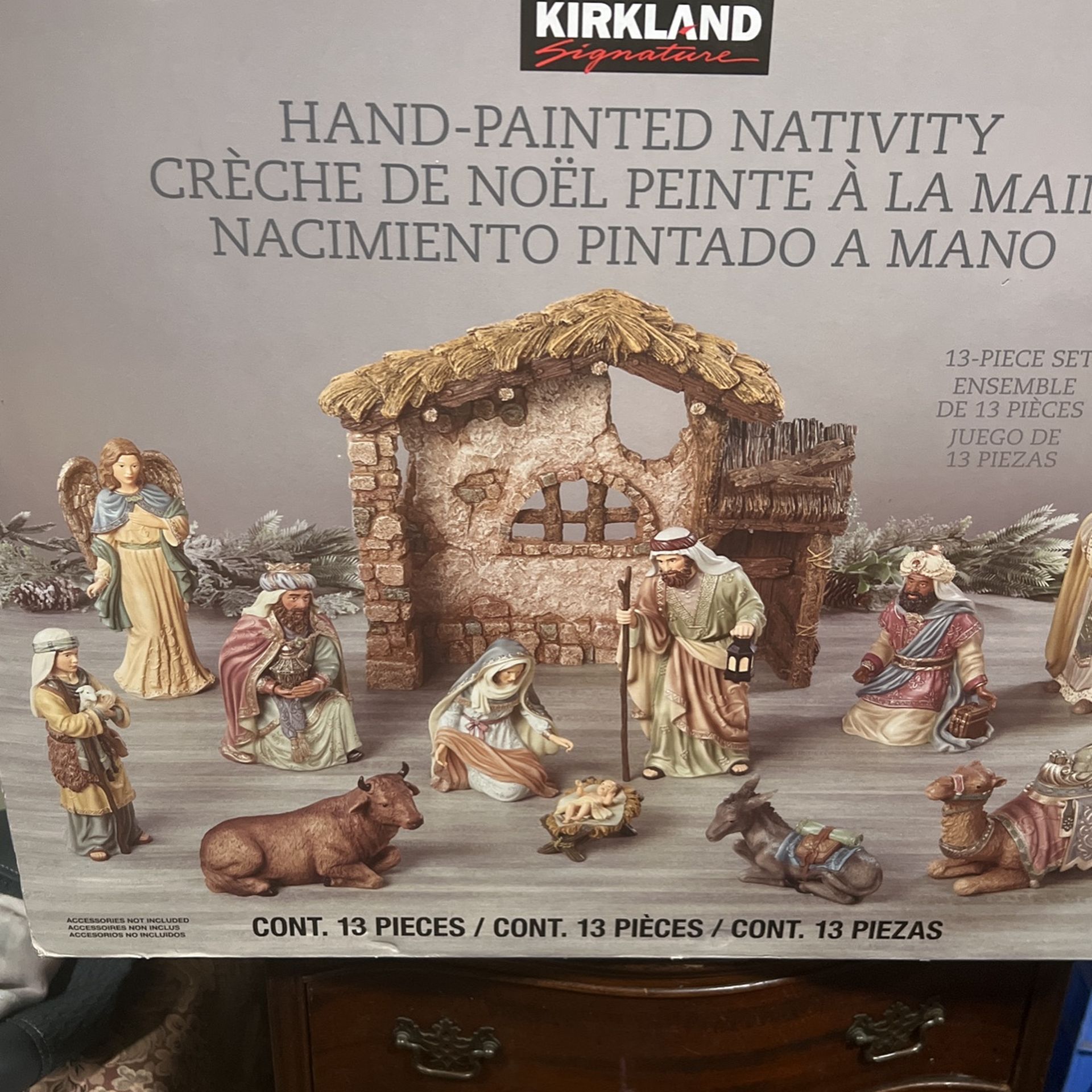 Hand Painted Nativity