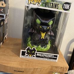 10 inch giant Funko pop! Villains maleficent as dragon