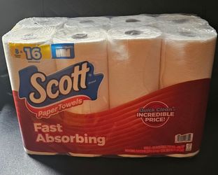 Scott Paper Towels 8 Double Rolls