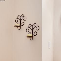 Wall Candle Holder Set 