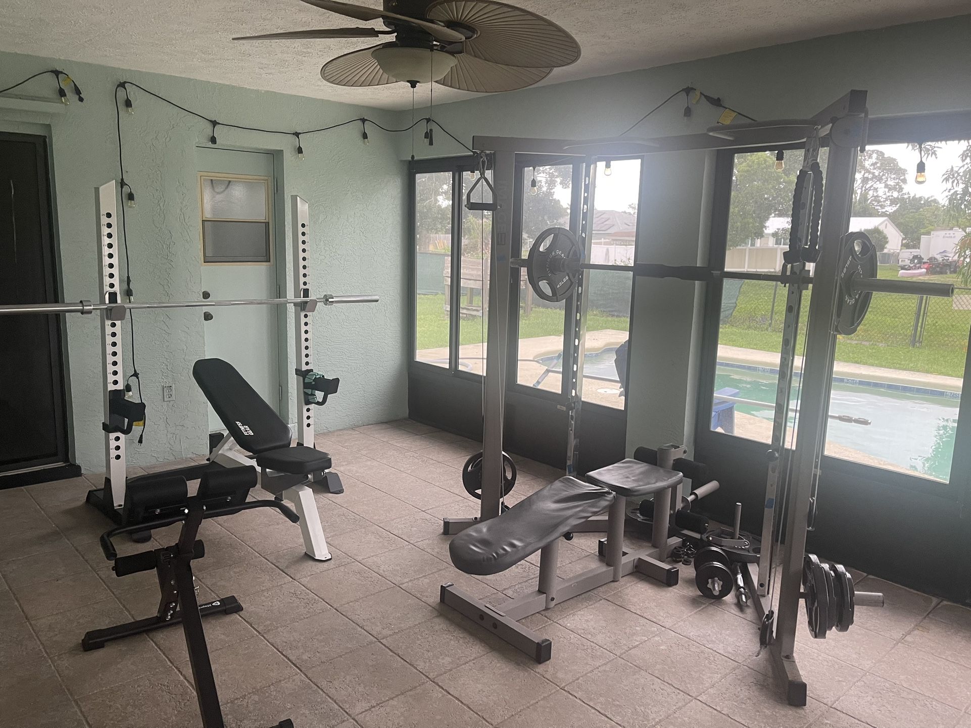 Full Gym Equipment With Weights
