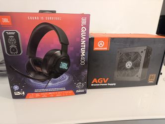 Bundle Power Supply 650 Watts And JBL Quantum 400 Headset