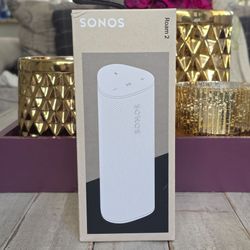 Sonos Roam 2 Wireless Smart Speaker - White - New in Package