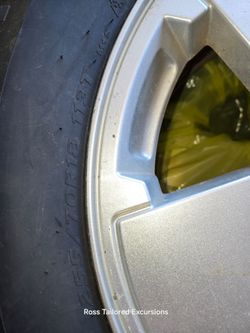 4 Studded tires, Tom's, & wheel