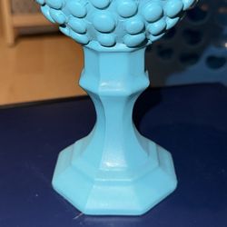 Funky Blue Candleholder (1)